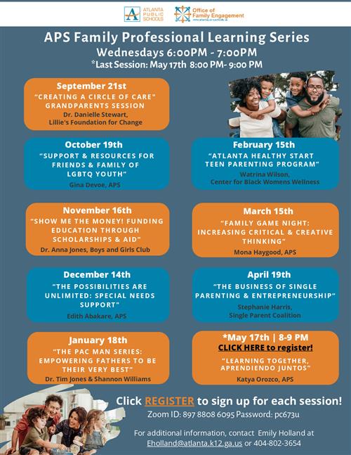 APS Family Professional Learning Series